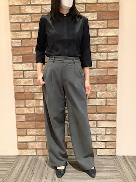 「オフィス」｜BRICK HOUSE シャツ工房 京都イオンモール店さん（レディース・160cm）の春コーディネート