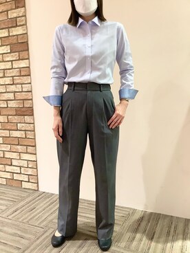 BRICK HOUSE シャツ工房 京都イオンモール店さん（レディース・160cm）の春コーディネート