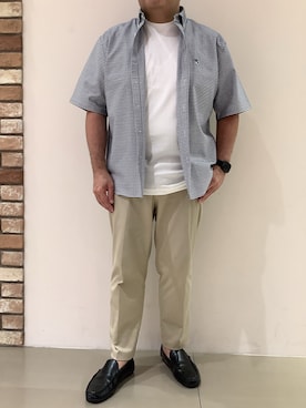 BRICK HOUSE シャツ工房 京都イオンモール店さん(メンズ・169cm)の夏コーディネート