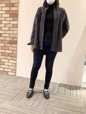 BRICK HOUSE シャツ工房 京都イオンモール店さん(レディース・167cm)の冬コーディネート