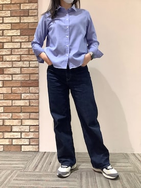 「オフィス」｜BRICK HOUSE シャツ工房 京都イオンモール店さん（レディース・167cm）の冬コーディネート