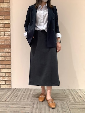 BRICK HOUSE シャツ工房 京都イオンモール店さん（レディース・167cm）の秋コーディネート