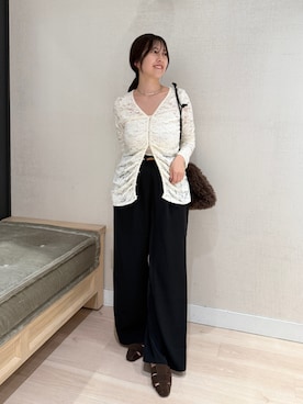 「アイテム（チョーカー）」を使った、mireiさん（レディース・158cm・20代）の秋コーディネート
