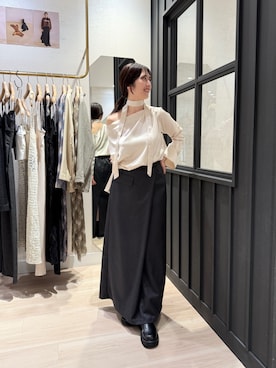 「ブラウスコーデ」｜mireiさん（レディース・158cm）の秋コーディネート