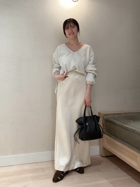 「アイテム（パンプス）」を使った、mireiさん（レディース・158cm）の秋コーディネート