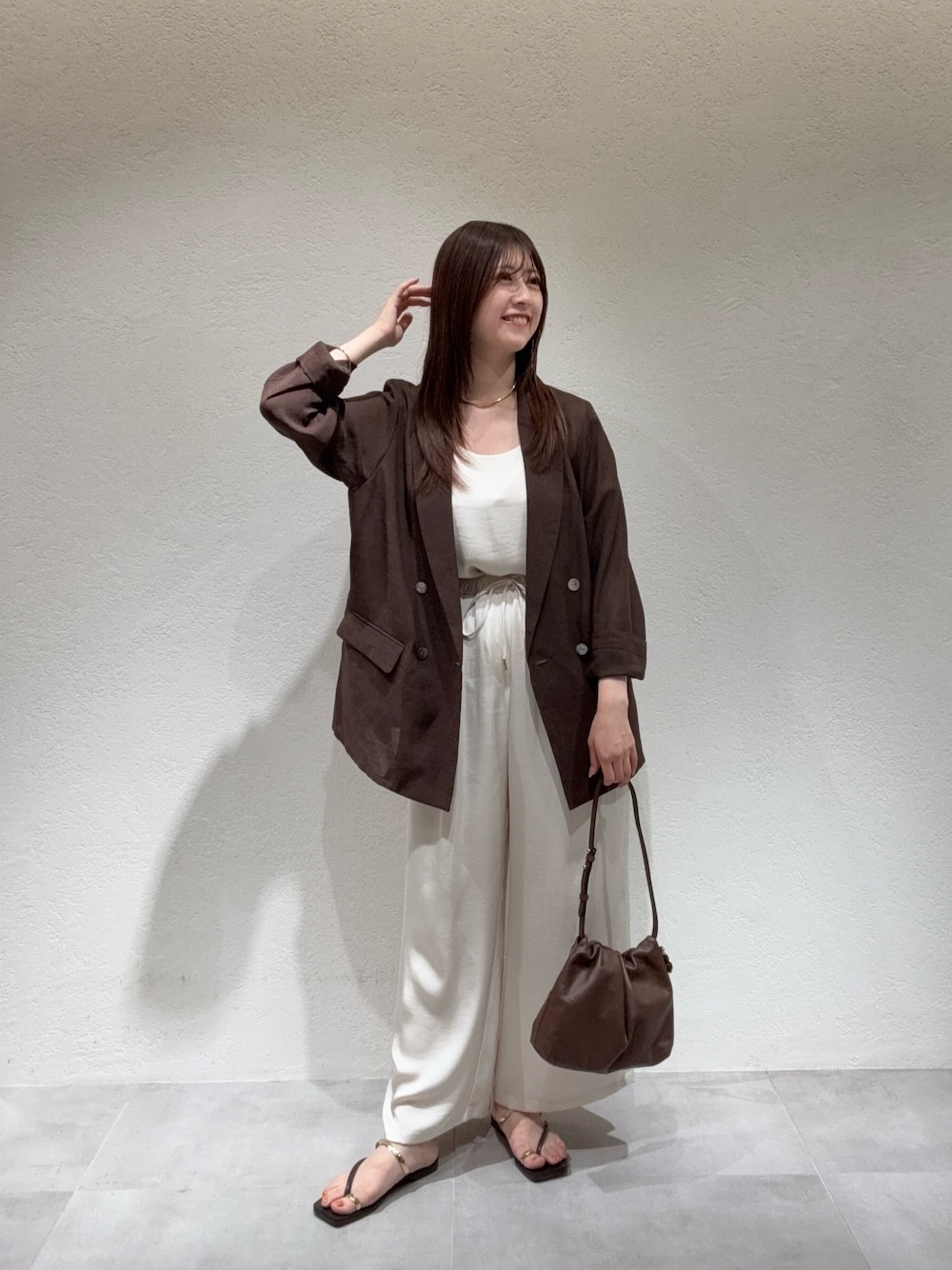 LOUNGEDRESS（ラウンジドレス）の「2WAYノースリサテンチュニック