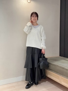 「アイテム（その他シューズ）」を使った、mireiさん（レディース・158cm・20代）の冬コーディネート