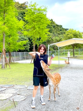 「5cm（ファイブシーエム）のアイテム」を使った、yuyuhui0420さん（レディース・163cm）の夏コーディネート