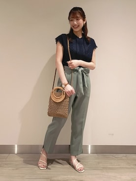 「Te chichi（テチチ）のアイテム（その他）」を使った、miuさん（レディース・161cm）の夏コーディネート