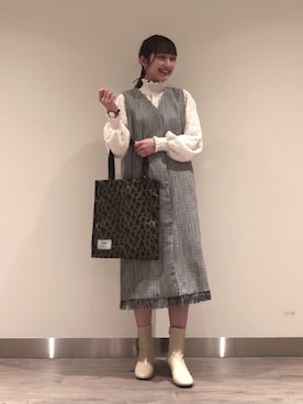 「Te chichi（テチチ）のアイテム（その他）」を使った、miuさん（レディース・161cm）の秋コーディネート