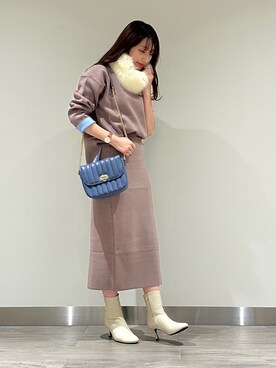 「Te chichi（テチチ）のアイテム（その他）」を使った、miuさん（レディース・161cm）の冬コーディネート