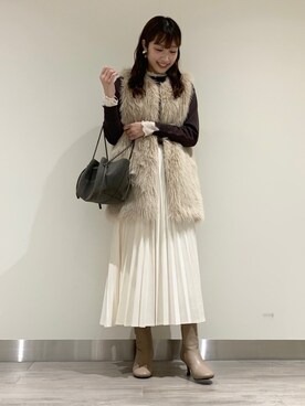 「Te chichi（テチチ）のアイテム（その他）」を使った、miuさん（レディース・161cm）の秋コーディネート