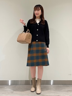 「Te chichi（テチチ）のアイテム（その他）」を使った、miuさん（レディース・161cm）の秋コーディネート