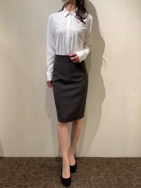 BRICK HOUSE by Tokyo Shirts 宮原ステラタウン店さん(レディース・166cm)の冬コーディネート