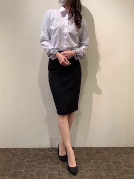 BRICK HOUSE by Tokyo Shirts 宮原ステラタウン店さん(レディース・166cm)の冬コーディネート