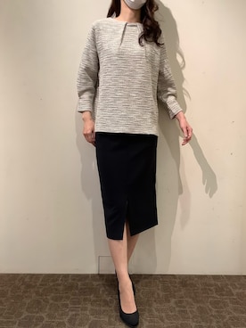 BRICK HOUSE by Tokyo Shirts 宮原ステラタウン店さん（レディース・166cm）の冬コーディネート