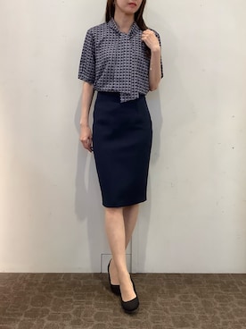 BRICK HOUSE by Tokyo Shirts 宮原ステラタウン店さん（レディース・166cm）の夏コーディネート