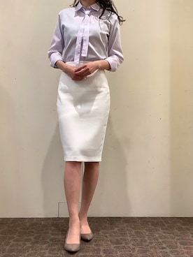 BRICK HOUSE by Tokyo Shirts 宮原ステラタウン店さん（レディース・166cm）の夏コーディネート