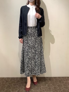 「BRICK HOUSE by TOKYO SHIRT」｜「アイテム（ブルゾン）」を使った、BRICK HOUSE by Tokyo Shirts 宮原ステラタウン店さん（レディース・166cm）の春コーディネート