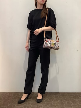 「アイテム（財布/小物）」を使った、BRICK HOUSE by Tokyo Shirts 宮原ステラタウン店さん（レディース・166cm）の秋コーディネート