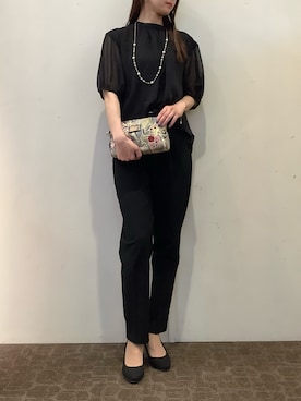 「ママコーデ」｜「アイテム（財布/小物）」を使った、BRICK HOUSE by Tokyo Shirts 宮原ステラタウン店さん（レディース・166cm）の夏コーディネート