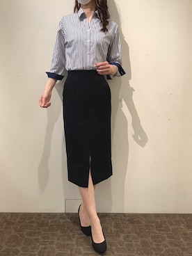 BRICK HOUSE by Tokyo Shirts 宮原ステラタウン店さん（レディース・166cm）の夏コーディネート