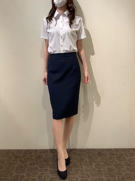BRICK HOUSE by Tokyo Shirts 宮原ステラタウン店さん（レディース・166cm）の春コーディネート