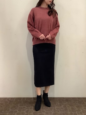 BRICK HOUSE by Tokyo Shirts 宮原ステラタウン店さん（レディース・166cm）の冬コーディネート