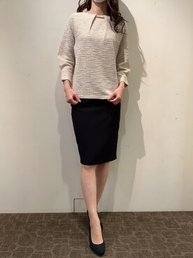 BRICK HOUSE by Tokyo Shirts 宮原ステラタウン店さん（レディース・166cm）の冬コーディネート