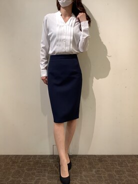 BRICK HOUSE by Tokyo Shirts 宮原ステラタウン店さん（レディース・166cm）の夏コーディネート