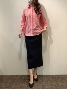BRICK HOUSE by Tokyo Shirts 宮原ステラタウン店さん(レディース・166cm)の夏コーディネート