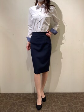 BRICK HOUSE by Tokyo Shirts 宮原ステラタウン店さん(レディース・166cm)の冬コーディネート