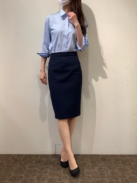 BRICK HOUSE by Tokyo Shirts 宮原ステラタウン店さん（レディース・166cm）の夏コーディネート