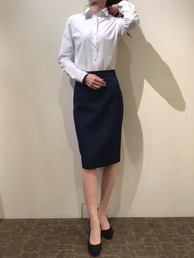 BRICK HOUSE by Tokyo Shirts 宮原ステラタウン店さん(レディース・166cm)の冬コーディネート