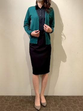 BRICK HOUSE by Tokyo Shirts 宮原ステラタウン店さん（レディース・166cm）の冬コーディネート