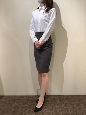 BRICK HOUSE by Tokyo Shirts 宮原ステラタウン店さん（レディース・166cm）の冬コーディネート