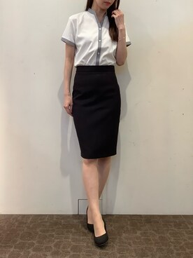 BRICK HOUSE by Tokyo Shirts 宮原ステラタウン店さん(レディース・166cm)の夏コーディネート