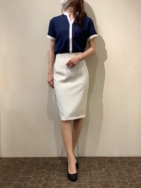 BRICK HOUSE by Tokyo Shirts 宮原ステラタウン店さん（レディース・166cm）の夏コーディネート