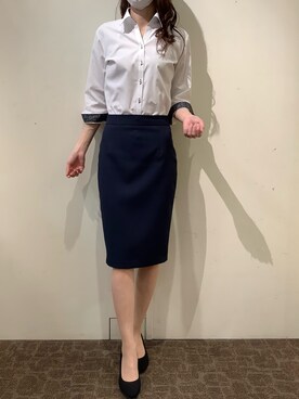 BRICK HOUSE by Tokyo Shirts 宮原ステラタウン店さん(レディース・166cm)の春コーディネート