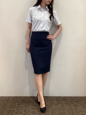 BRICK HOUSE by Tokyo Shirts 宮原ステラタウン店さん（レディース・166cm）の夏コーディネート