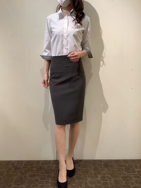 BRICK HOUSE by Tokyo Shirts 宮原ステラタウン店さん(レディース・166cm)の春コーディネート