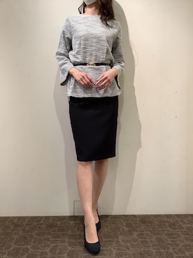 BRICK HOUSE by Tokyo Shirts 宮原ステラタウン店さん（レディース・166cm）の冬コーディネート