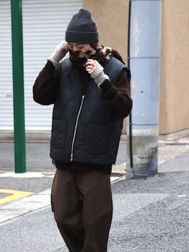 「A+ CAREER APPAREL」｜乱痴気さん（メンズ・166cm）の秋コーディネート