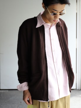 「A+ CAREER APPAREL」｜乱痴気さん（メンズ・175cm）の秋コーディネート