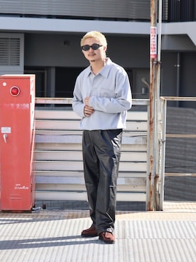 「LOCALINA（ロカリナ）のアイテム」を使った、乱痴気さん（メンズ・170cm）の秋コーディネート