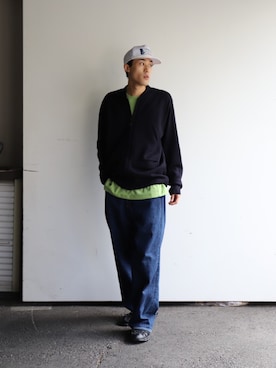 「A+ CAREER APPAREL」｜乱痴気さん（メンズ・175cm）の秋コーディネート