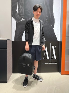 「アイテム（バックパック/リュック）」を使った、Riさん（メンズ・175cm）の夏コーディネート