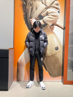 「リアルダウン」｜Riさん（メンズ・175cm）の冬コーディネート