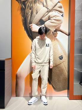 「トレーナー」｜Riさん（メンズ・175cm）の冬コーディネート