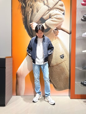 「ARMANI EXCHANGE（アルマーニエクスチェンジ）のアイテム」を使った、Riさん（メンズ・175cm）の秋コーディネート